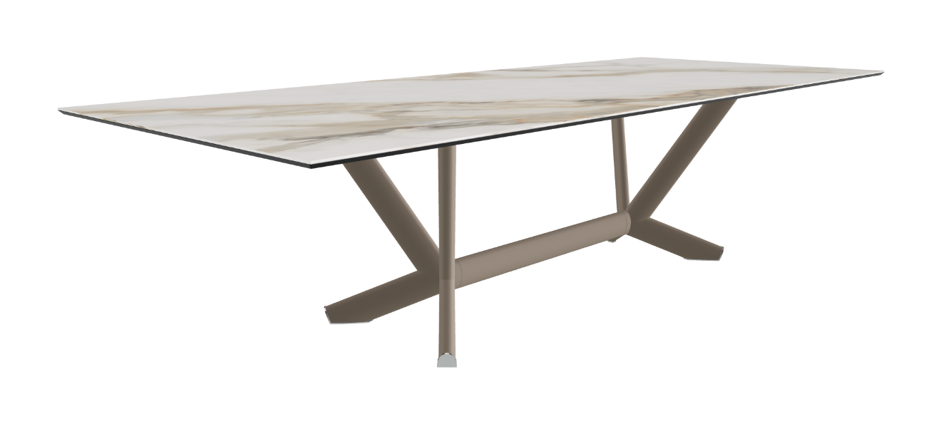 Cattelan Italia Planer Keramik Rectangular & Biscuit Shaped Dining Table 220 & 300