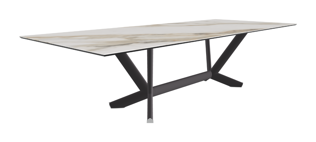 Cattelan Italia Planer Keramik Rectangular & Biscuit Shaped Dining Table 220 & 300