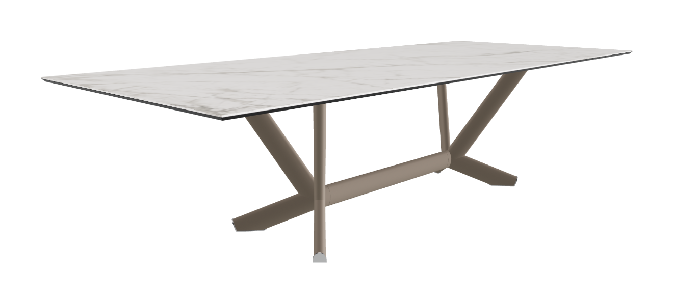 Cattelan Italia Planer Keramik Rectangular & Biscuit Shaped Dining Table 220 & 300