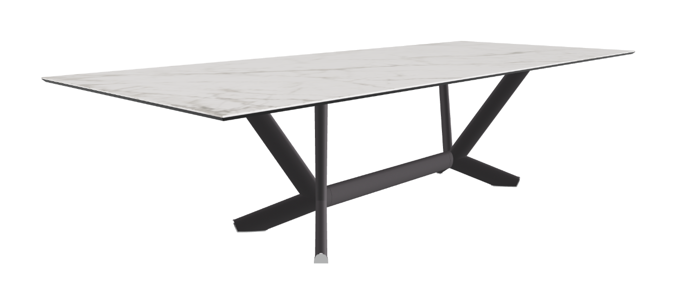 Cattelan Italia Planer Keramik Rectangular & Biscuit Shaped Dining Table 220 & 300