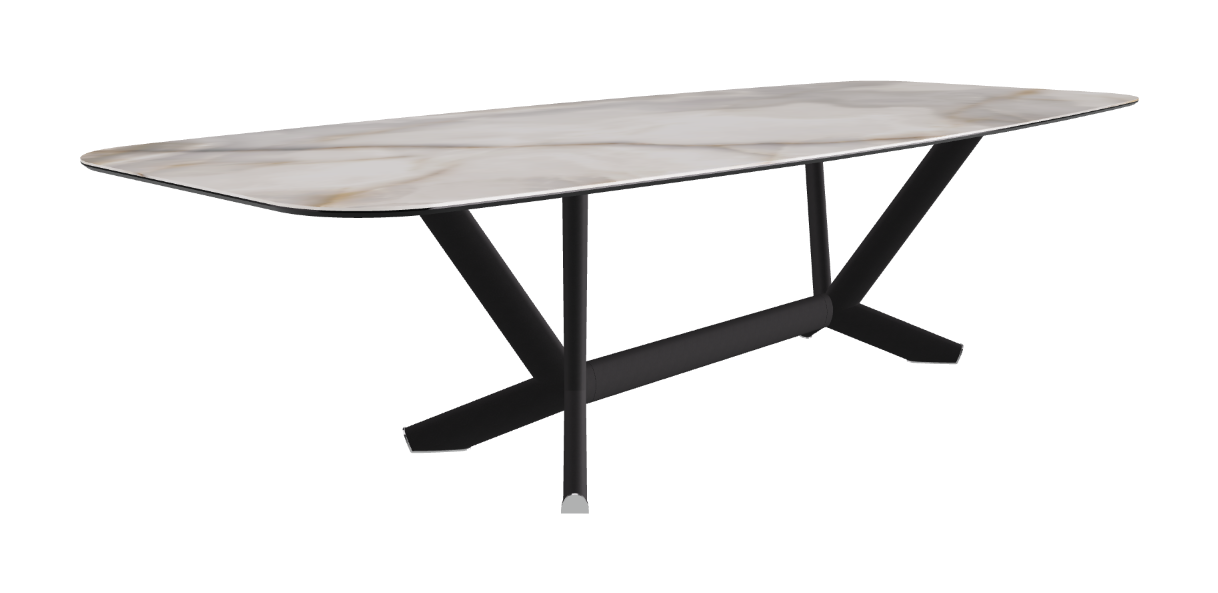 Cattelan Italia Planer Keramik Barrel Shaped Dining Table 300 & 320