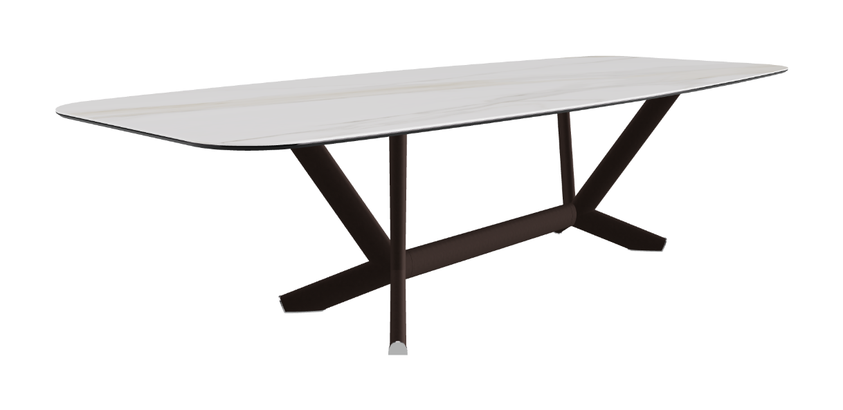 Cattelan Italia Planer Keramik Barrel Shaped Dining Table 300 & 320