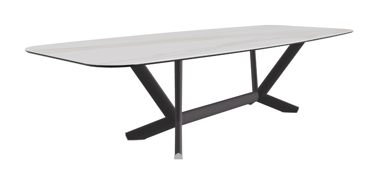 Cattelan Italia Planer Keramik Barrel Shaped Dining Table 300 & 320