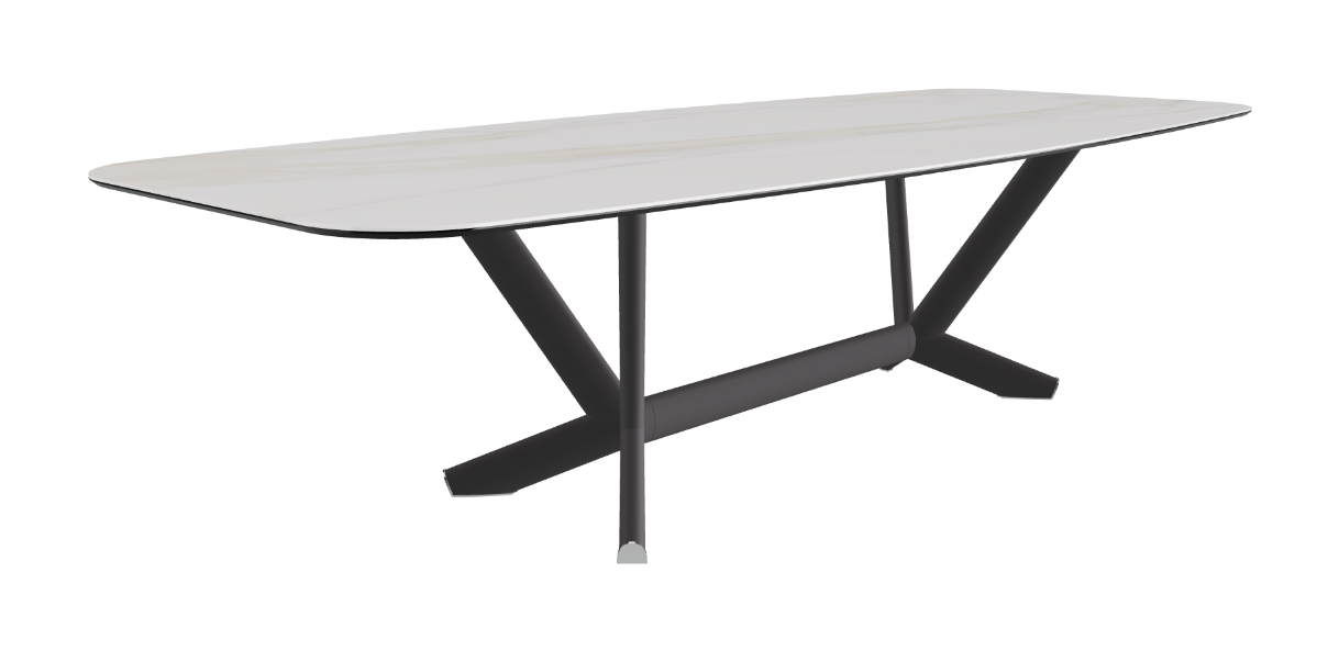 Cattelan Italia Planer Keramik Barrel Shaped Dining Table 300 & 320