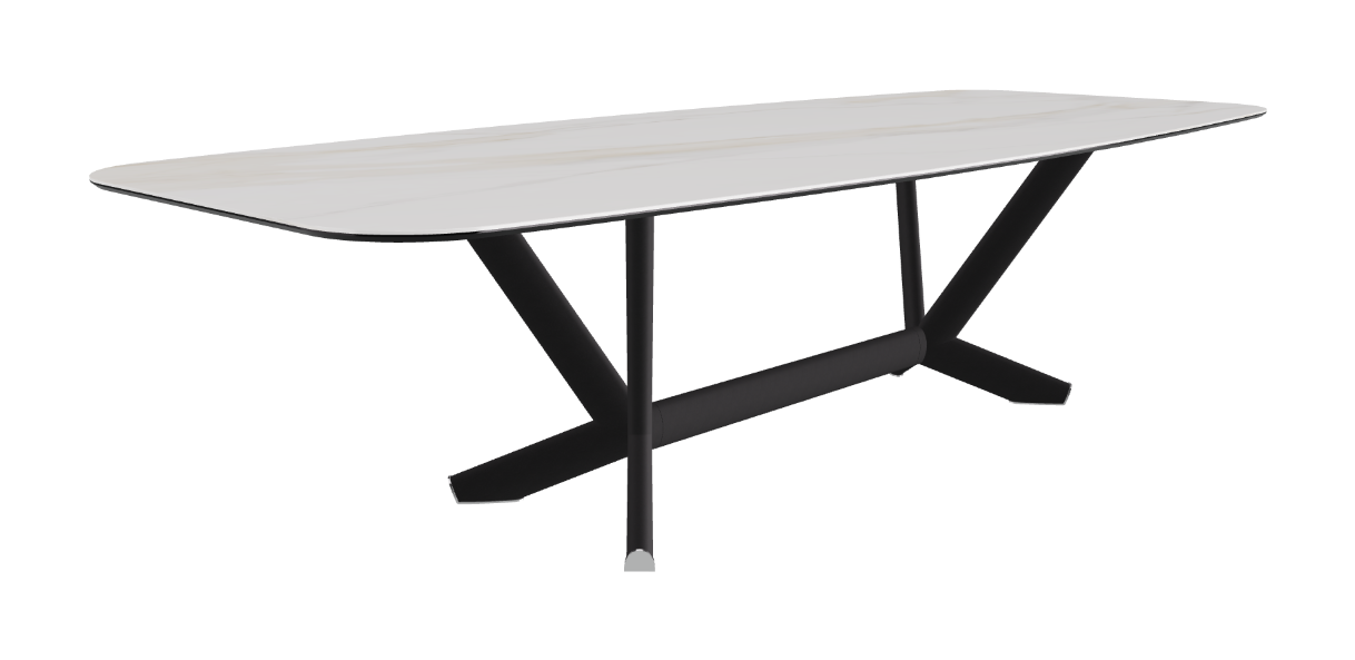 Cattelan Italia Planer Keramik Barrel Shaped Dining Table 300 & 320