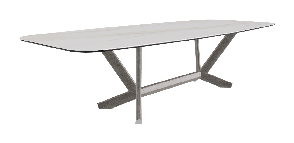 Cattelan Italia Planer Keramik Barrel Shaped Dining Table 300 & 320