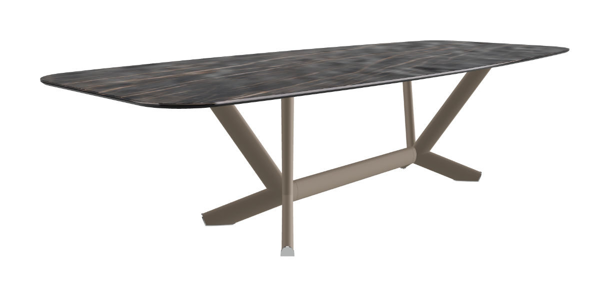 Cattelan Italia Planer Keramik Barrel Shaped Dining Table 300 & 320