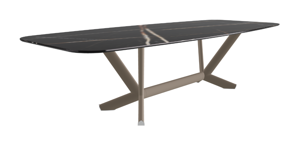 Cattelan Italia Planer Keramik Barrel Shaped Dining Table 300 & 320