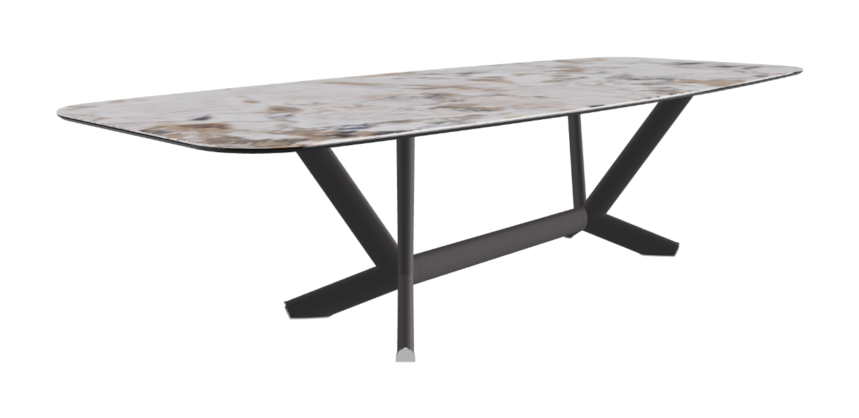 Cattelan Italia Planer Keramik Barrel Shaped Dining Table 300 & 320