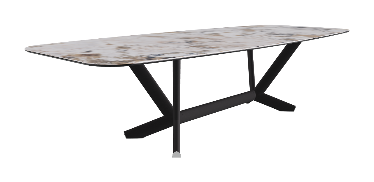 Cattelan Italia Planer Keramik Barrel Shaped Dining Table 300 & 320