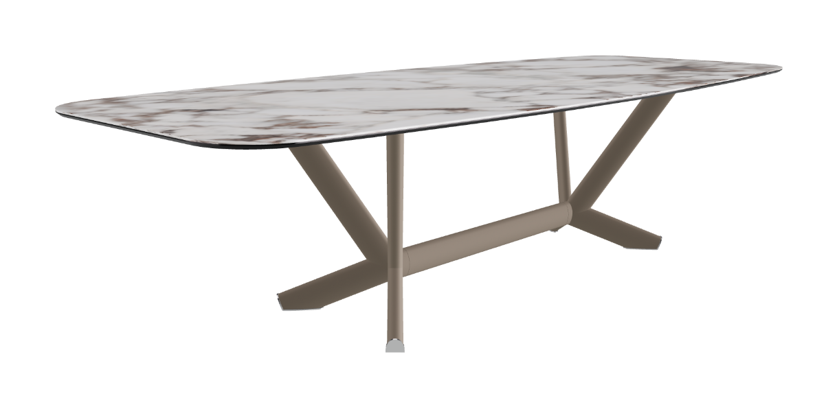 Cattelan Italia Planer Keramik Barrel Shaped Dining Table 300 & 320