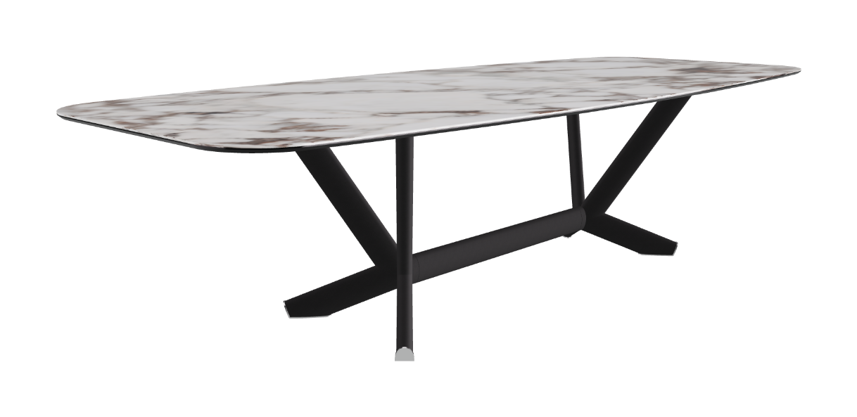 Cattelan Italia Planer Keramik Barrel Shaped Dining Table 300 & 320