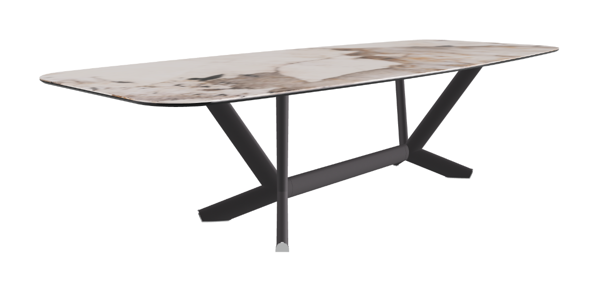 Cattelan Italia Planer Keramik Barrel Shaped Dining Table 300 & 320
