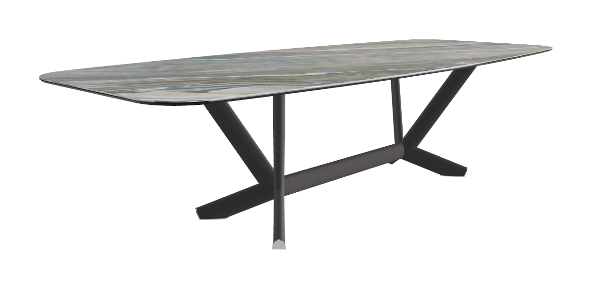 Cattelan Italia Planer Keramik Barrel Shaped Dining Table 300 & 320