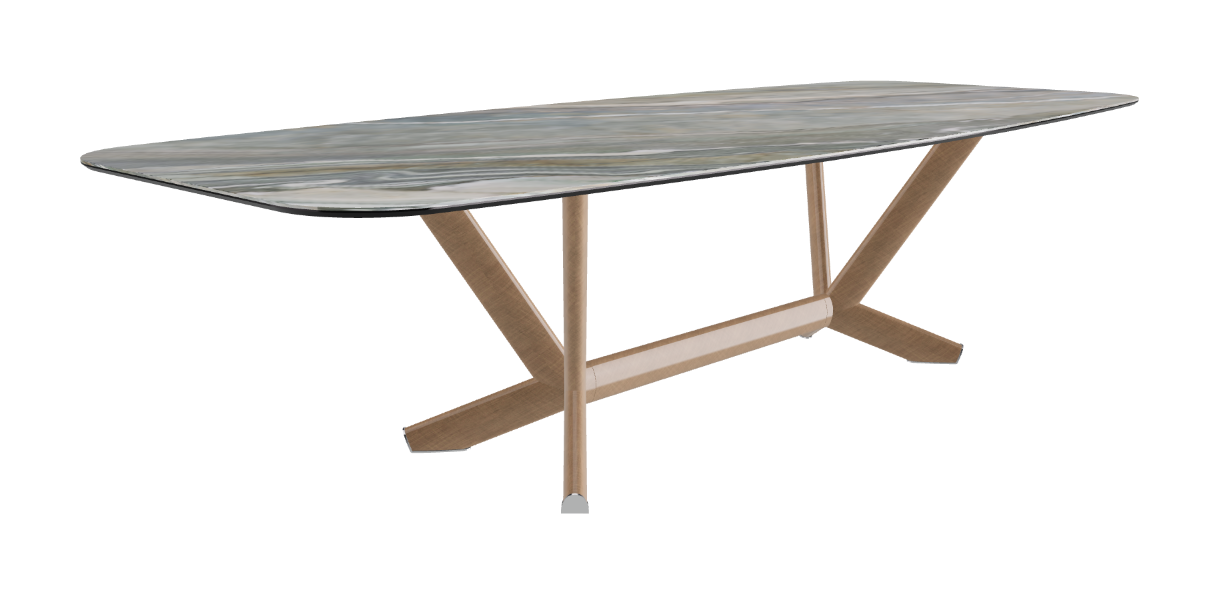 Cattelan Italia Planer Keramik Barrel Shaped Dining Table 300 & 320