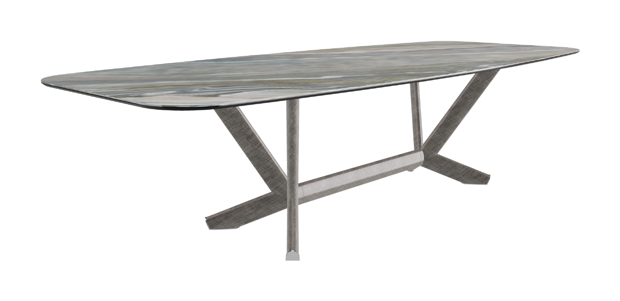 Cattelan Italia Planer Keramik Barrel Shaped Dining Table 300 & 320