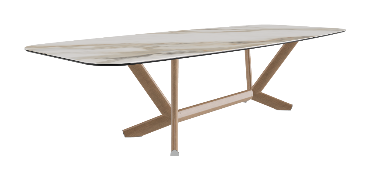Cattelan Italia Planer Keramik Barrel Shaped Dining Table 300 & 320