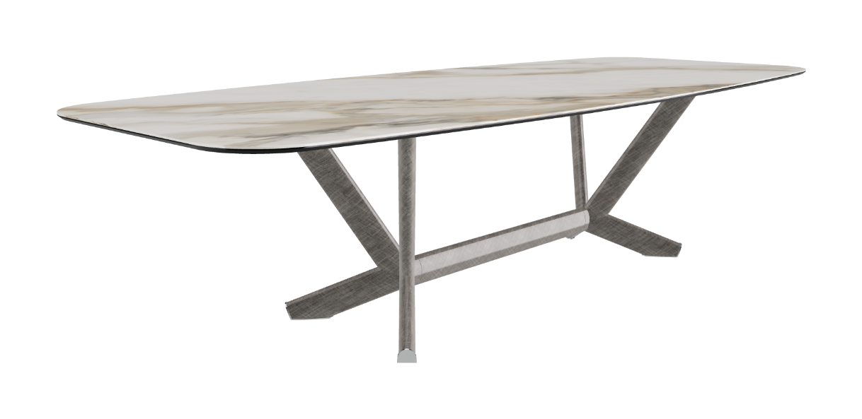 Cattelan Italia Planer Keramik Barrel Shaped Dining Table 300 & 320