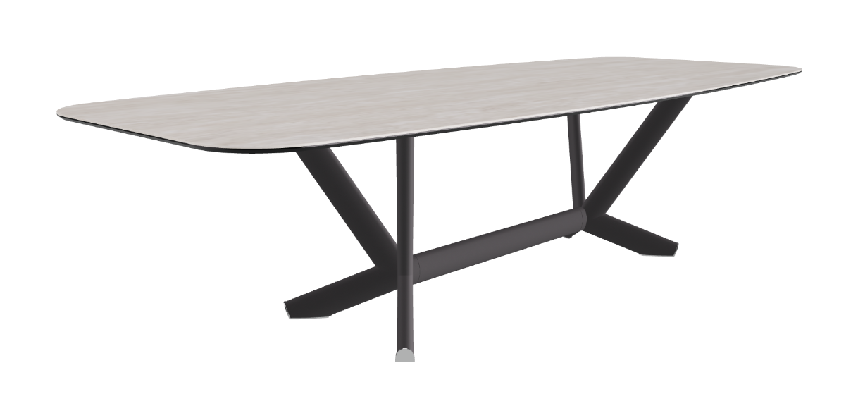 Cattelan Italia Planer Keramik Barrel Shaped Dining Table 300 & 320