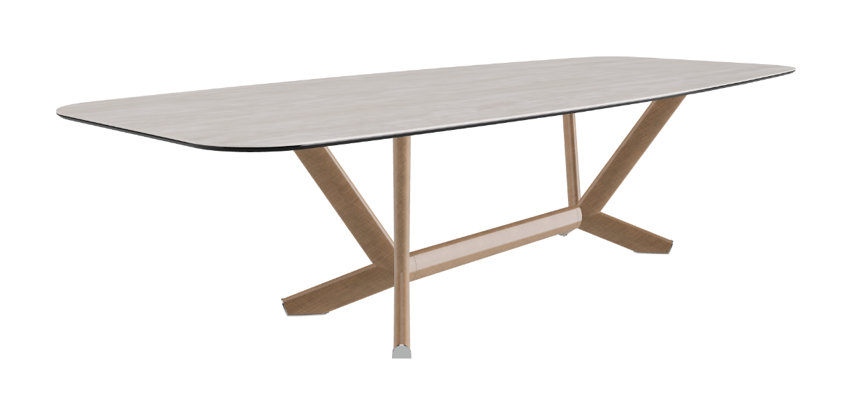 Cattelan Italia Planer Keramik Barrel Shaped Dining Table 300 & 320