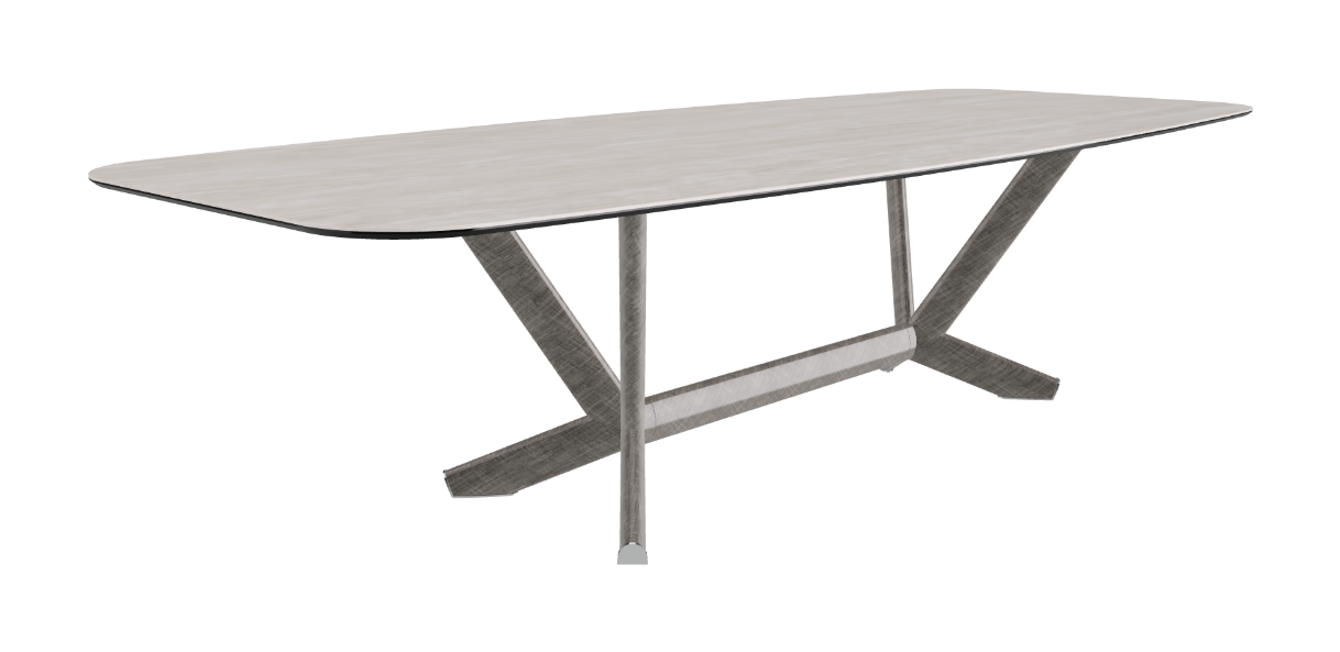 Cattelan Italia Planer Keramik Barrel Shaped Dining Table 300 & 320