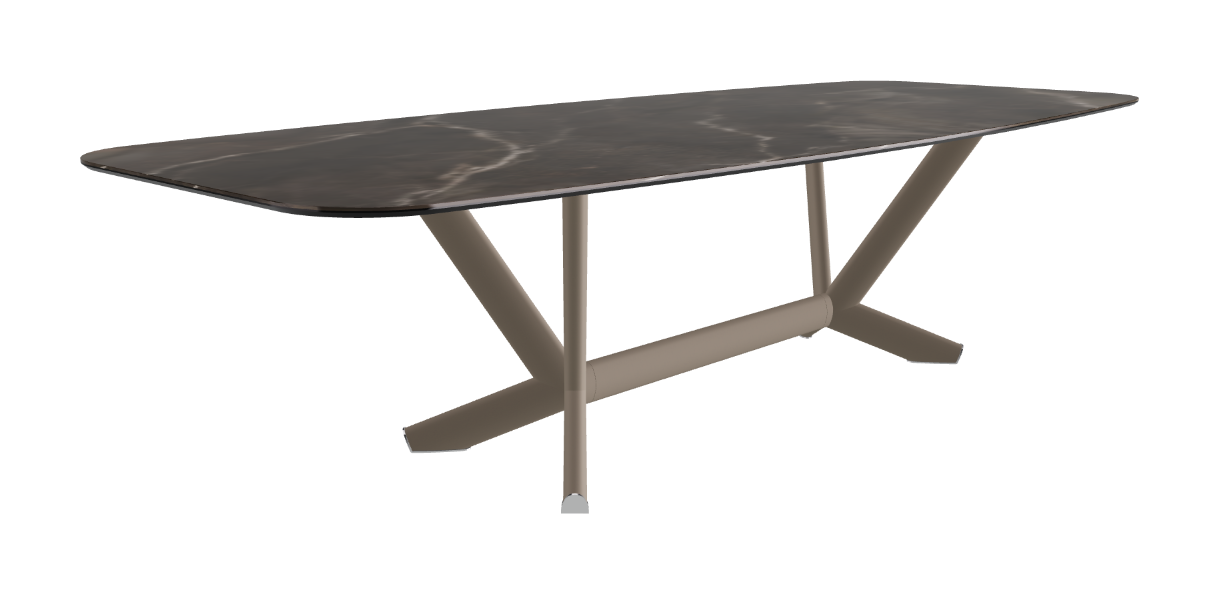 Cattelan Italia Planer Keramik Barrel Shaped Dining Table 300 & 320
