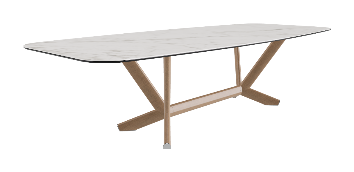 Cattelan Italia Planer Keramik Barrel Shaped Dining Table 300 & 320