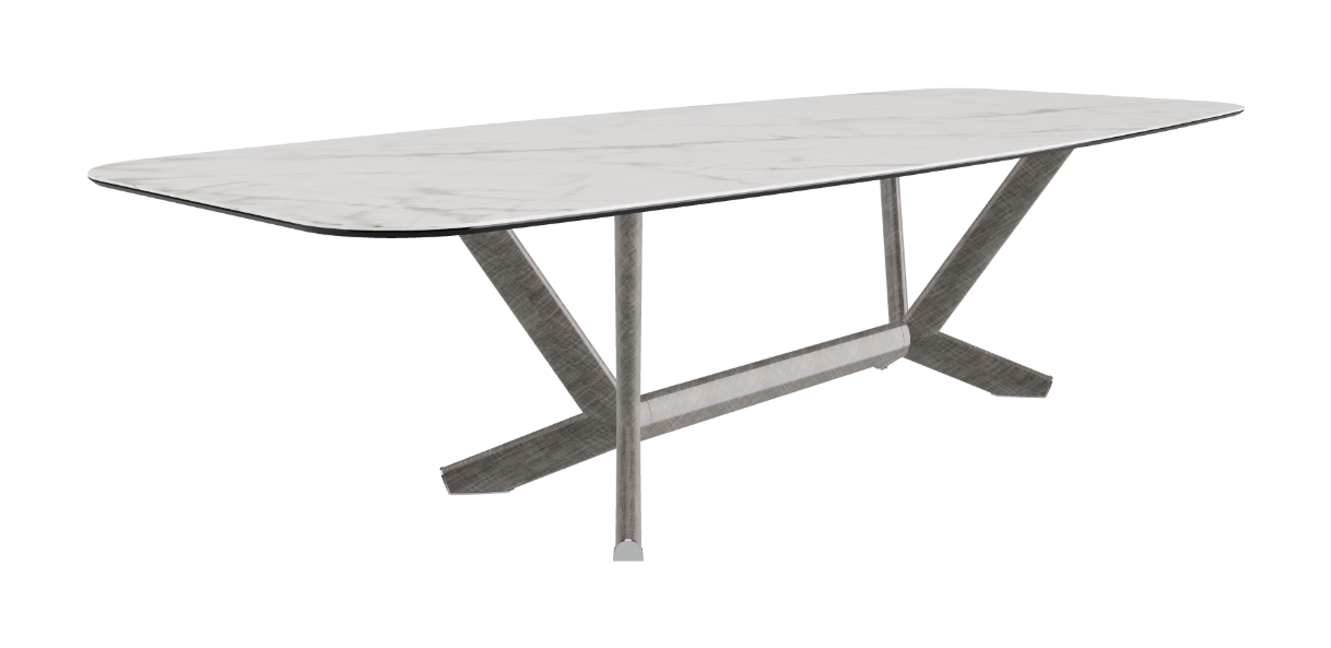 Cattelan Italia Planer Keramik Barrel Shaped Dining Table 300 & 320