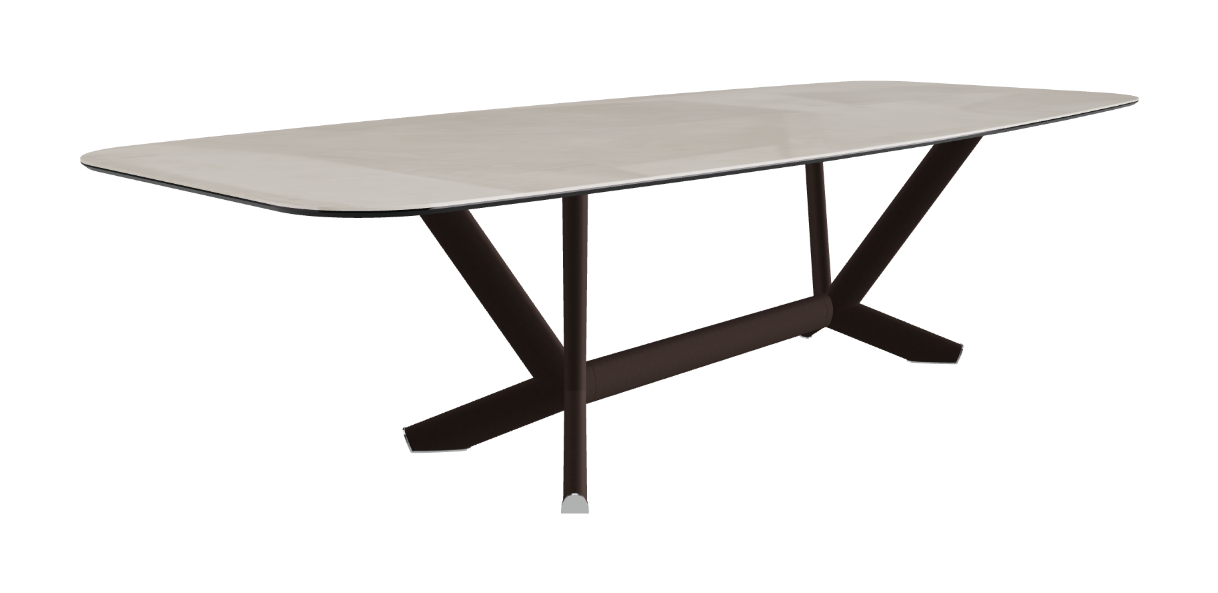 Cattelan Italia Planer Keramik Barrel Shaped Dining Table 300 & 320