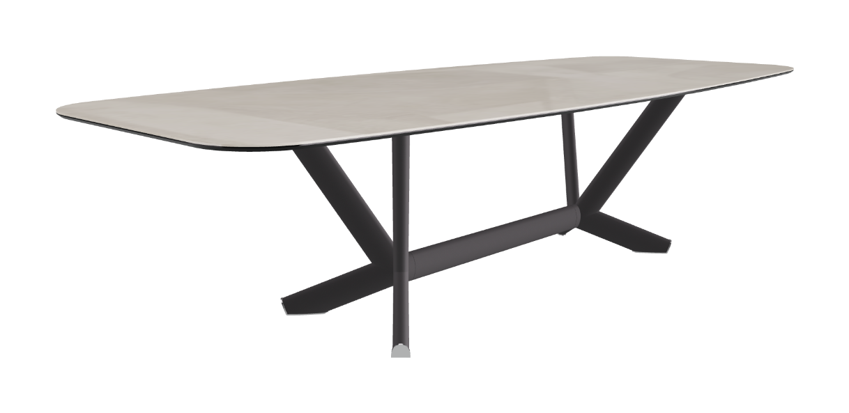 Cattelan Italia Planer Keramik Barrel Shaped Dining Table 300 & 320