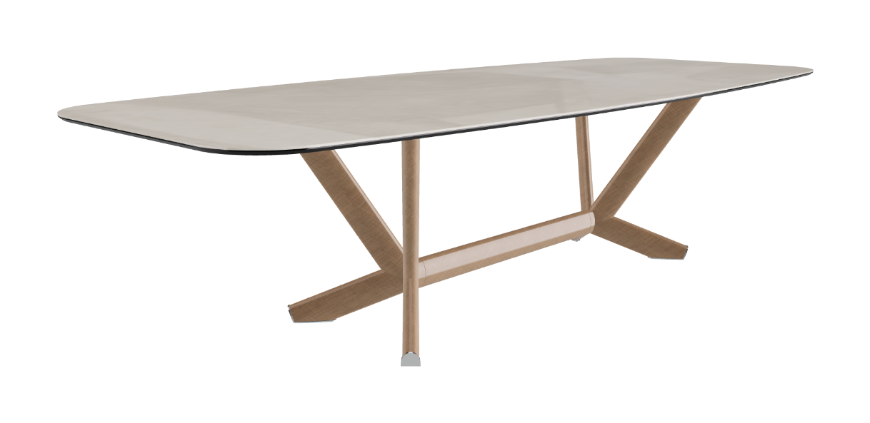 Cattelan Italia Planer Keramik Barrel Shaped Dining Table 300 & 320
