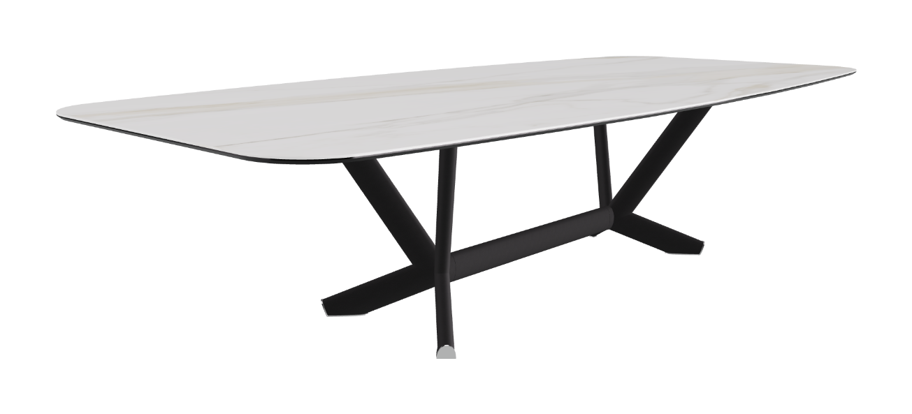 Cattelan Italia Planer Keramik Barrel Shaped Dining Table 300 & 320