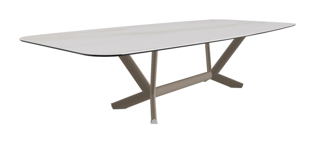 Cattelan Italia Planer Keramik Barrel Shaped Dining Table 300 & 320