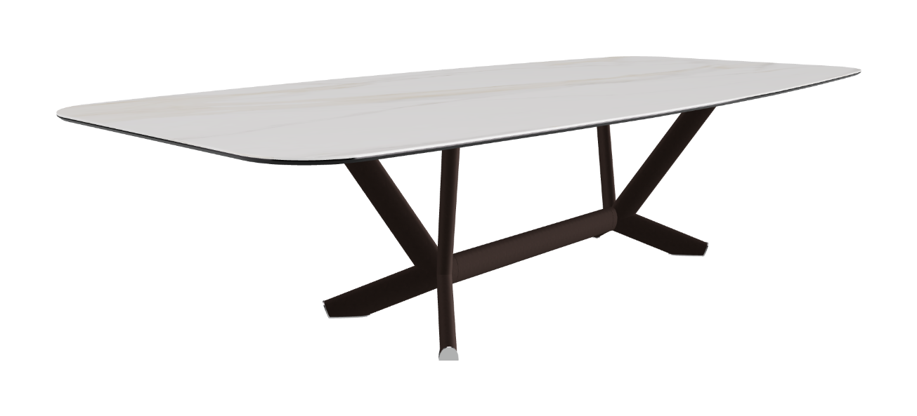 Cattelan Italia Planer Keramik Barrel Shaped Dining Table 300 & 320