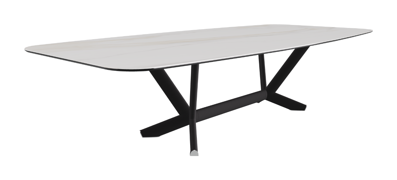Cattelan Italia Planer Keramik Barrel Shaped Dining Table 300 & 320