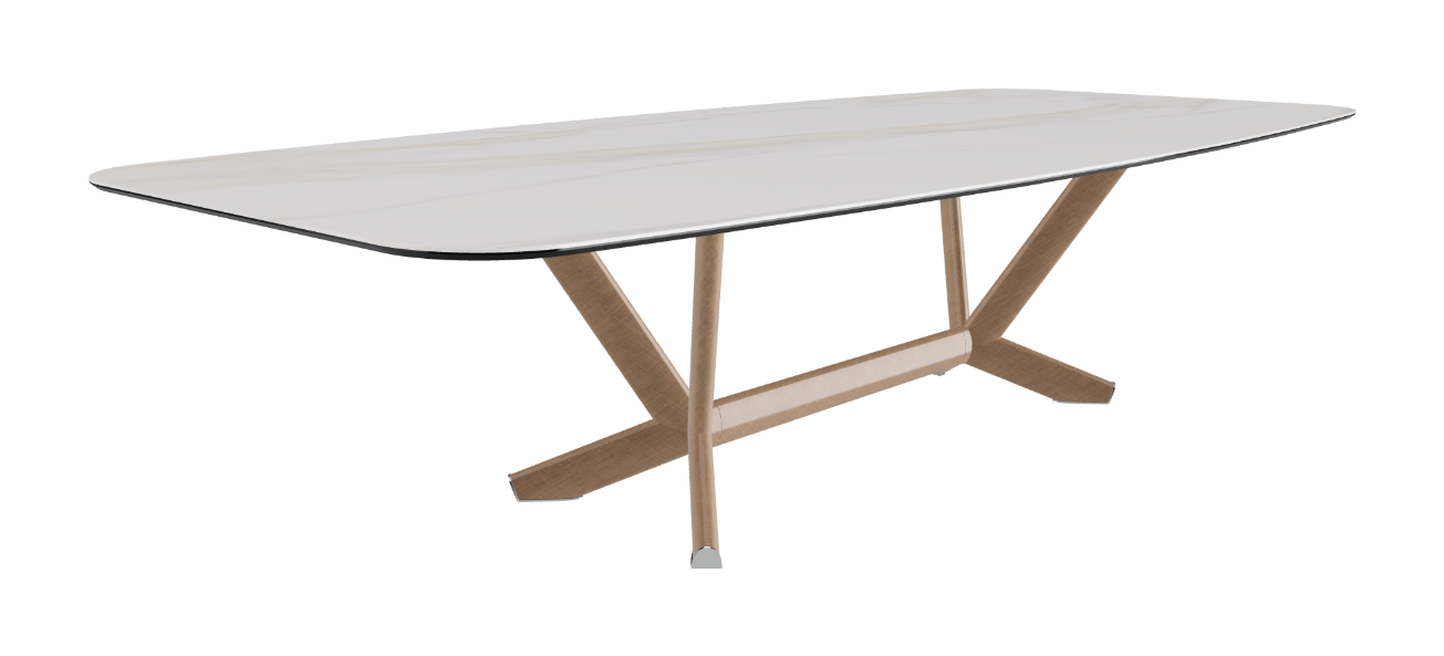 Cattelan Italia Planer Keramik Barrel Shaped Dining Table 300 & 320