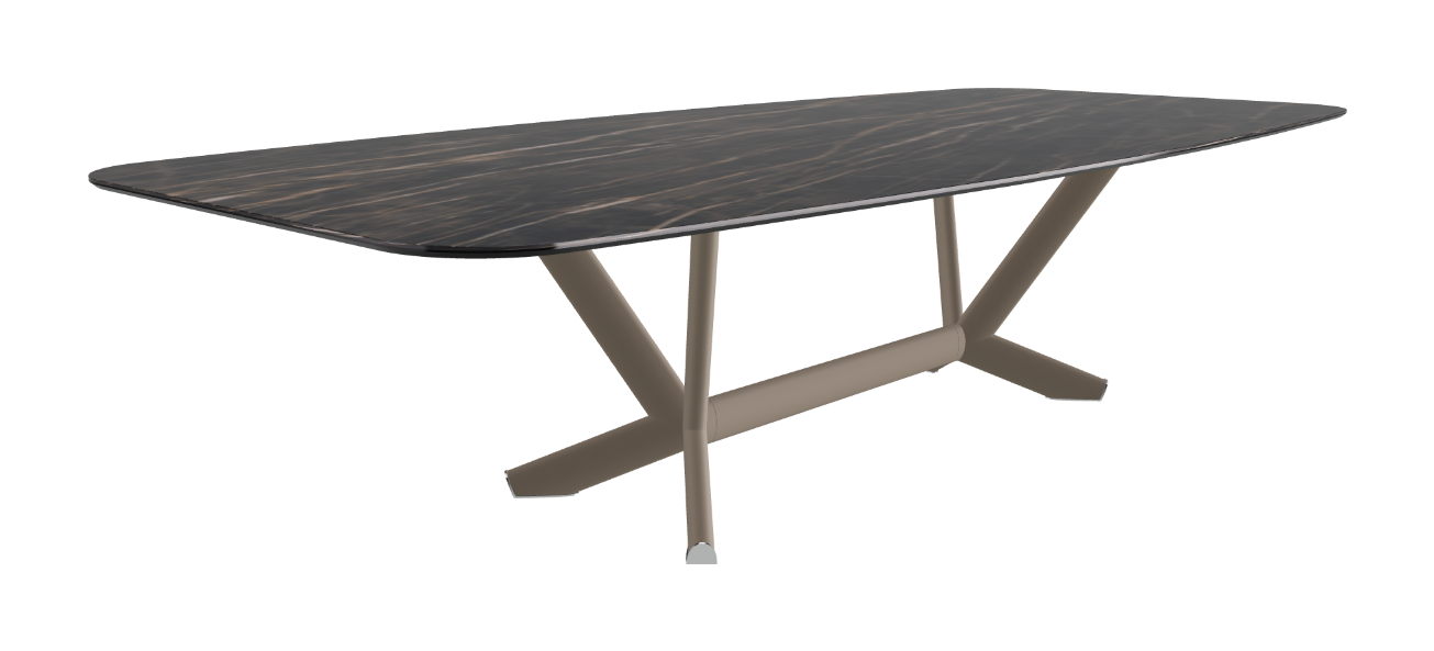 Cattelan Italia Planer Keramik Barrel Shaped Dining Table 300 & 320