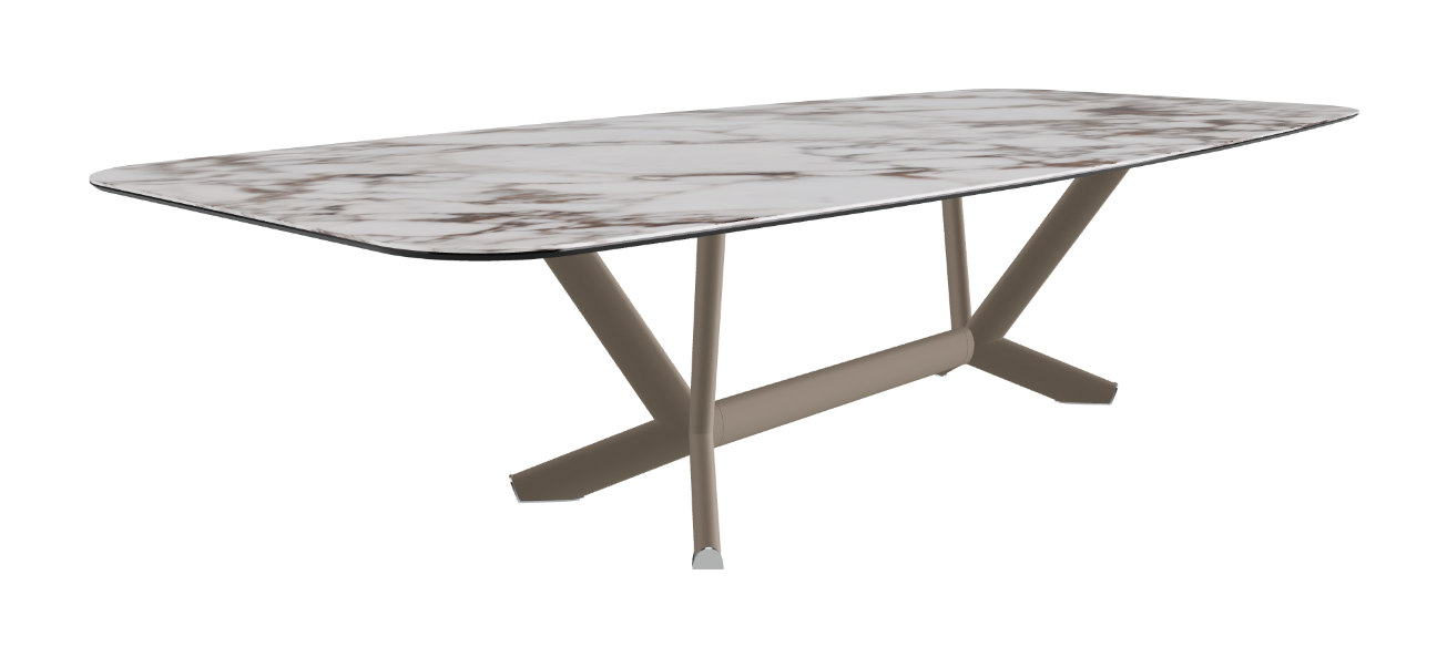 Cattelan Italia Planer Keramik Barrel Shaped Dining Table 300 & 320