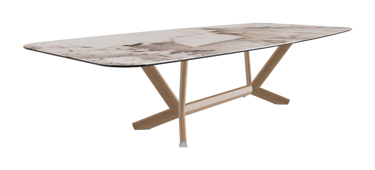 Cattelan Italia Planer Keramik Barrel Shaped Dining Table 300 & 320