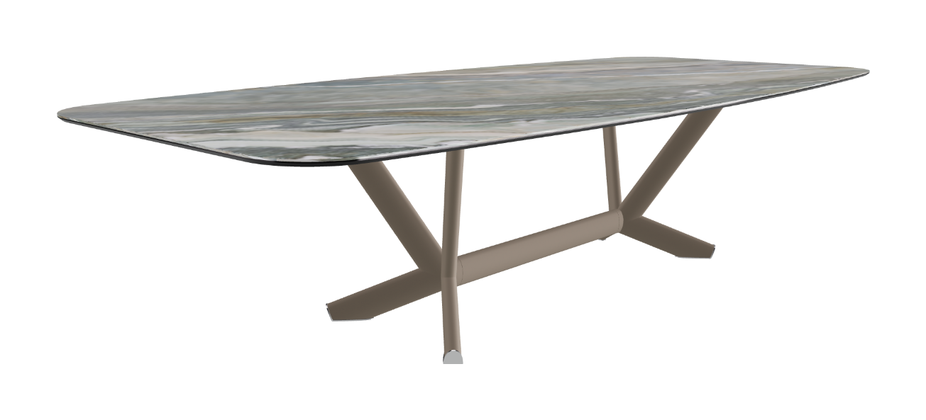 Cattelan Italia Planer Keramik Barrel Shaped Dining Table 300 & 320