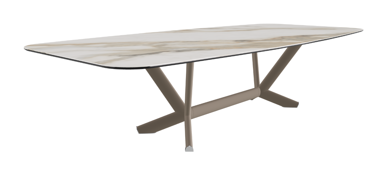 Cattelan Italia Planer Keramik Barrel Shaped Dining Table 300 & 320