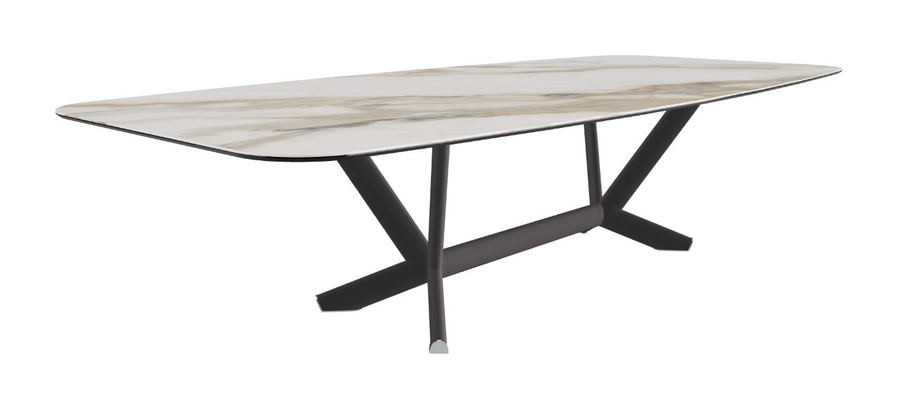 Cattelan Italia Planer Keramik Barrel Shaped Dining Table 300 & 320