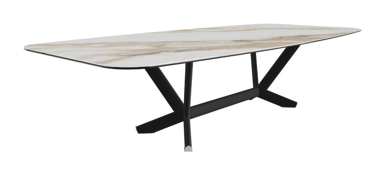 Cattelan Italia Planer Keramik Barrel Shaped Dining Table 300 & 320