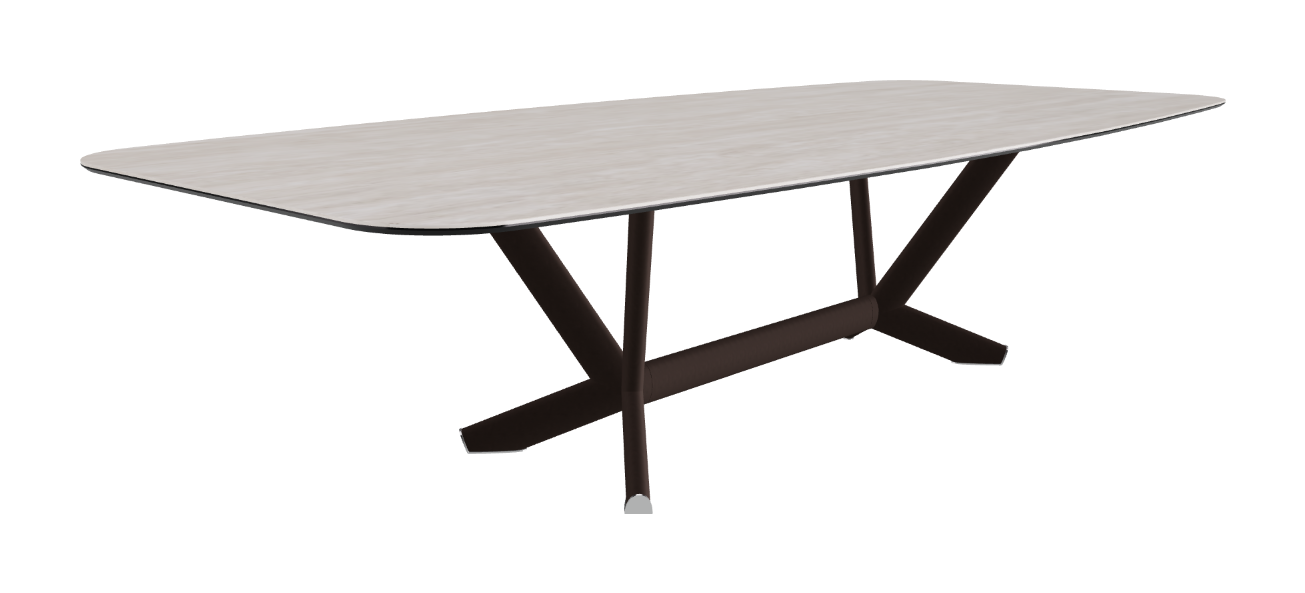 Cattelan Italia Planer Keramik Barrel Shaped Dining Table 300 & 320