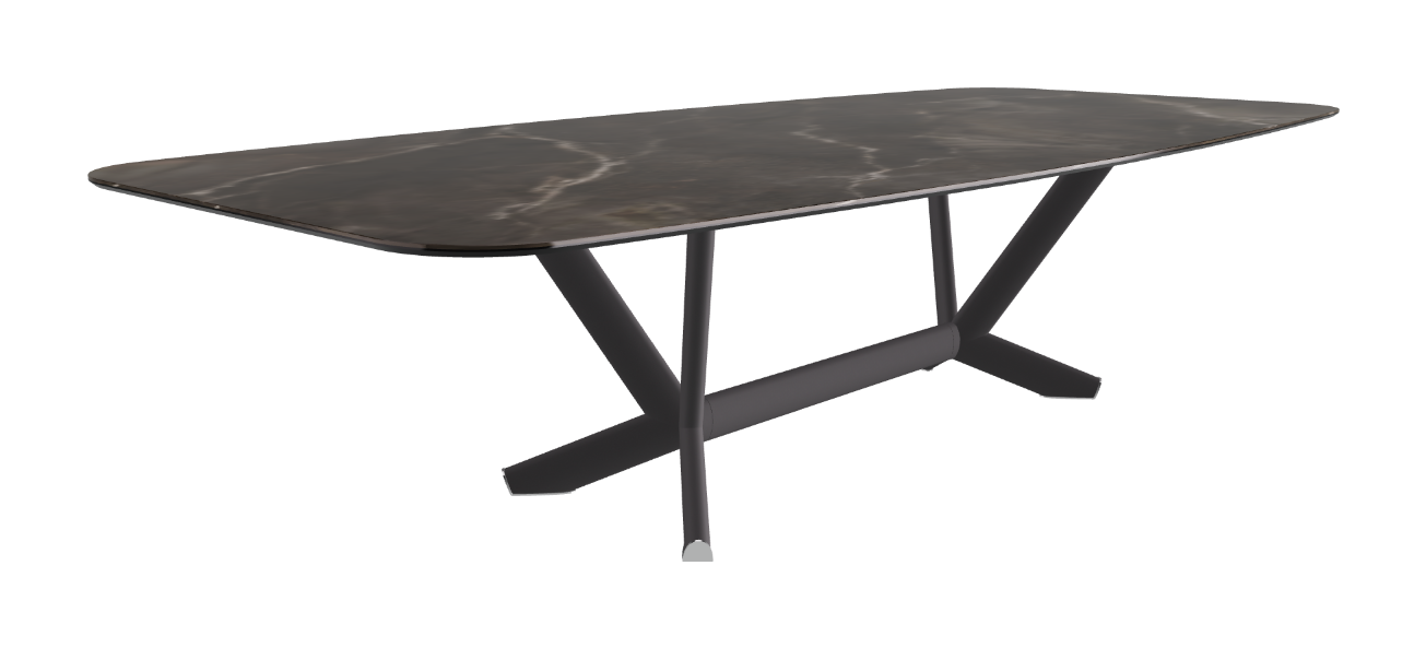 Cattelan Italia Planer Keramik Barrel Shaped Dining Table 300 & 320