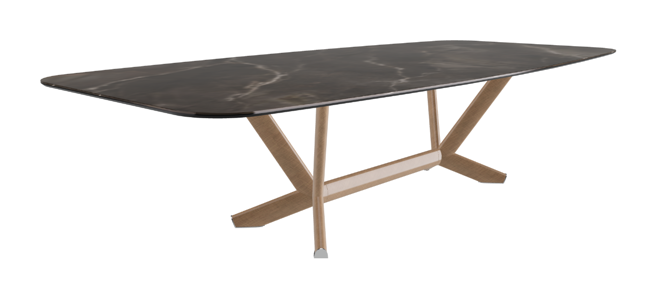 Cattelan Italia Planer Keramik Barrel Shaped Dining Table 300 & 320
