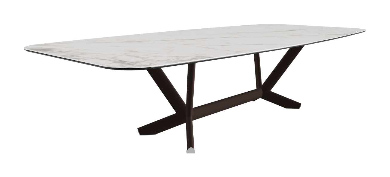 Cattelan Italia Planer Keramik Barrel Shaped Dining Table 300 & 320