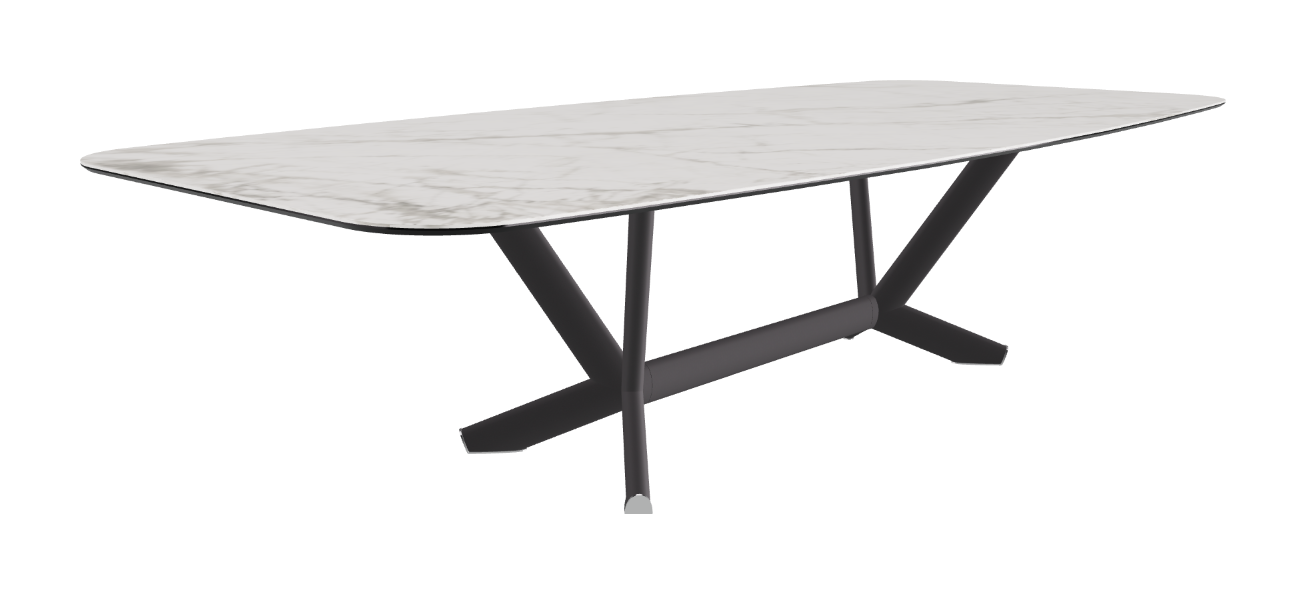 Cattelan Italia Planer Keramik Barrel Shaped Dining Table 300 & 320