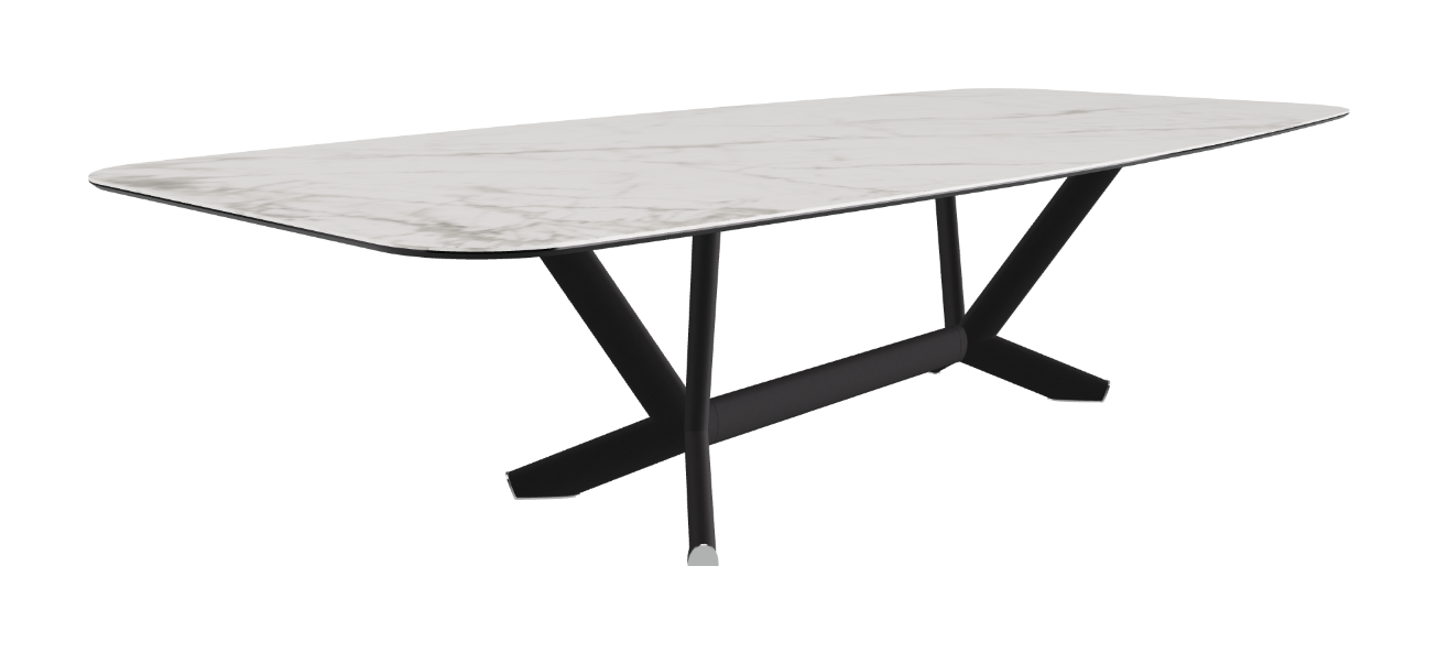 Cattelan Italia Planer Keramik Barrel Shaped Dining Table 300 & 320