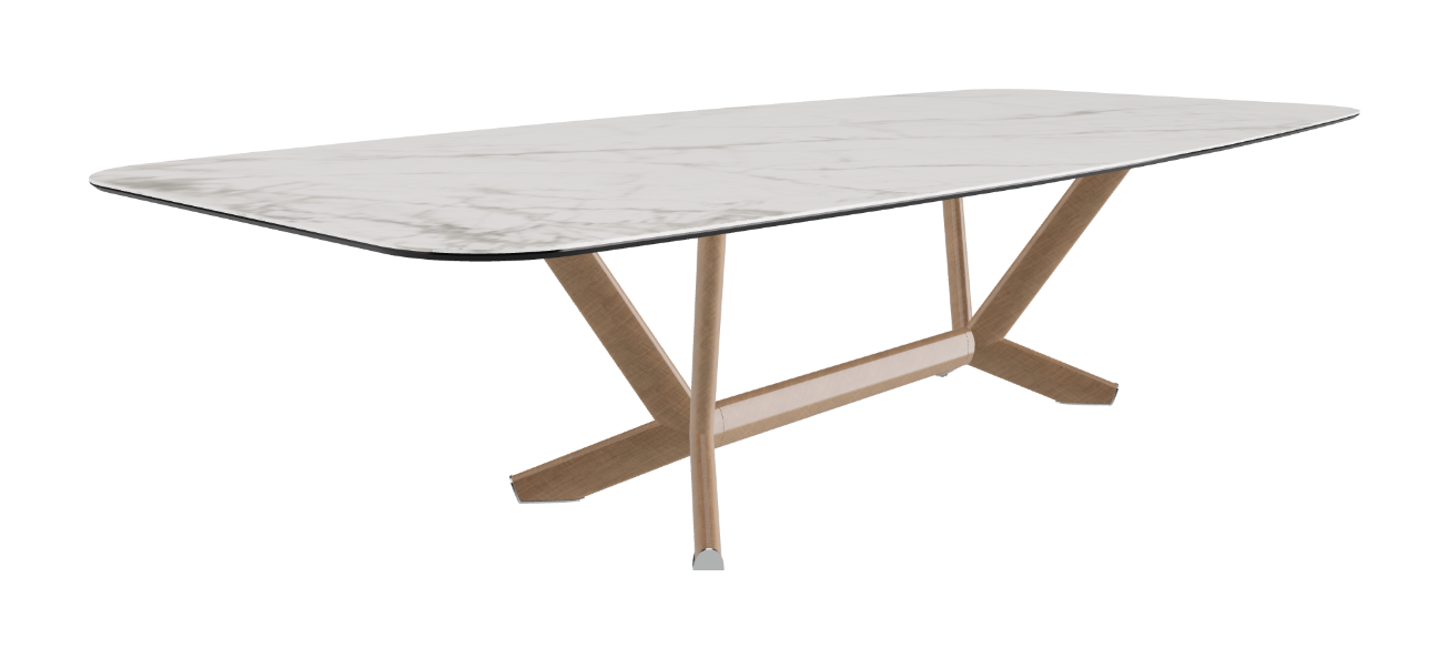 Cattelan Italia Planer Keramik Barrel Shaped Dining Table 300 & 320